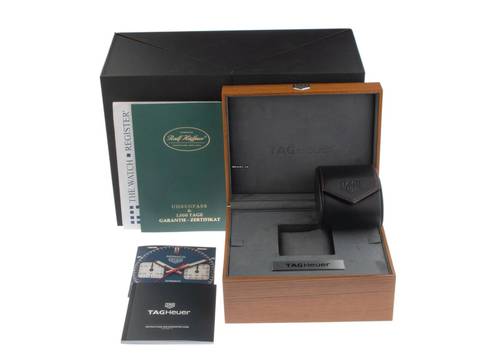  TAG Heuer Monaco Calibre 11 Steve McQueen Ref.CAW211P.FC6356 2025 Full Set Ungetragen Monaco Steve McQueen Leder Faltschließe 