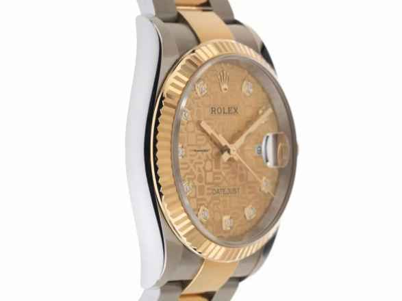  Rolex Datejust 36 Jubilee Diamanten Ref.126233 2018 Full Set wie Neu Vintage Datejust Jubilee Diamanten 