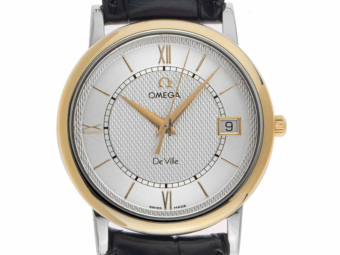 Omega De Ville Ref.7724 1997 Box&Beschreibung sehr gut Vintage De Ville