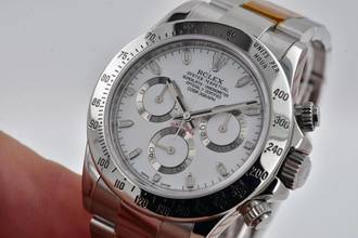 Thumbnail von Rolex Daytona Cosmograph Rehaut 116520 LC110 Chromalight Rolex Service 01/2026