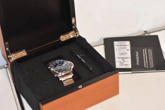 Thumbnail von Panerai Luminor Chronograph 44mm PAM 1110 Blue Dial Bracelet