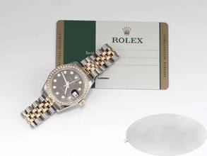 Thumbnail von Rolex Datejust 31 31mm 178383 2015 Stahl Gelbgold 750 Diamanten Automatik Stainless Steel 18kt Yellow Gold Jubilé-band Chronometer Oyster Black Dial