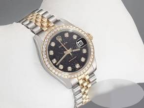 Thumbnail von Rolex Datejust 31 31mm 178383 2015 Stahl Gelbgold 750 Diamanten Automatik Stainless Steel 18kt Yellow Gold Jubilé-band Chronometer Oyster Black Dial