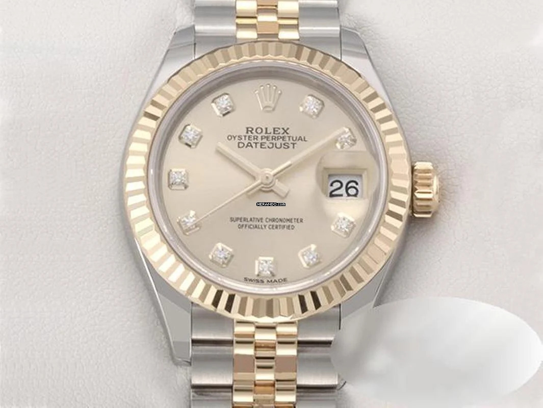  Rolex Lady-Datejust 28 279173 2020 Stahl Gelbgold 750 Diamanten Automatik Stainless Steel 18kt Yellow Gold Jubilé-band Chronometer Oyster 