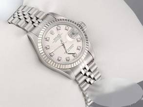 Thumbnail von Rolex Lady-Datejust Stahl Weissgold 750 Diamanten Automatik Gold Damen Stainless Steel 18kt White Gold Jubilé-band Chronometer Oyster