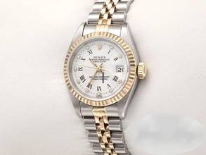 Thumbnail von Rolex Lady-Datejust Edelstahl Gelbgold 750 Diamanten Automatik Gold Stahl Stainless Steel 18kt Yellow Gold Jubilé-band Chronometer Oyster White Dial
