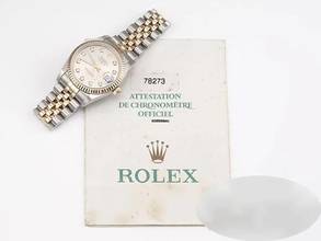 Thumbnail von Rolex Datejust 31 Stahl Gelbgold 750 2003 Diamanten Automatik Gold Stahl