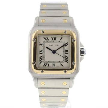  Cartier Santos Galbée GM Steel Gold Cartier Serviced '26 