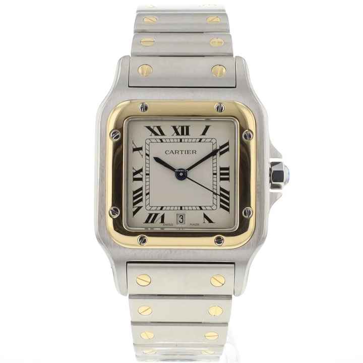  Cartier Santos Galbée GM Steel Gold Cartier Serviced '26 