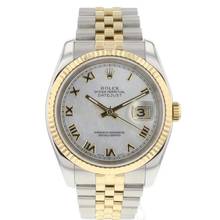 Thumbnail von Rolex Datejust 36 Steel/Gold Roman MoP Dial