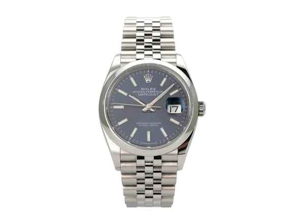 Rolex Datejust 36 Oystersteel Ref. 126200 Blau Jubilé-Edelstahlband 