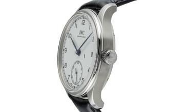 Thumbnail von IWC Portugieser Handaufzug 8 Tage Handaufzug Stahl Herrenuhr Ref. IW510212 B&P Limited