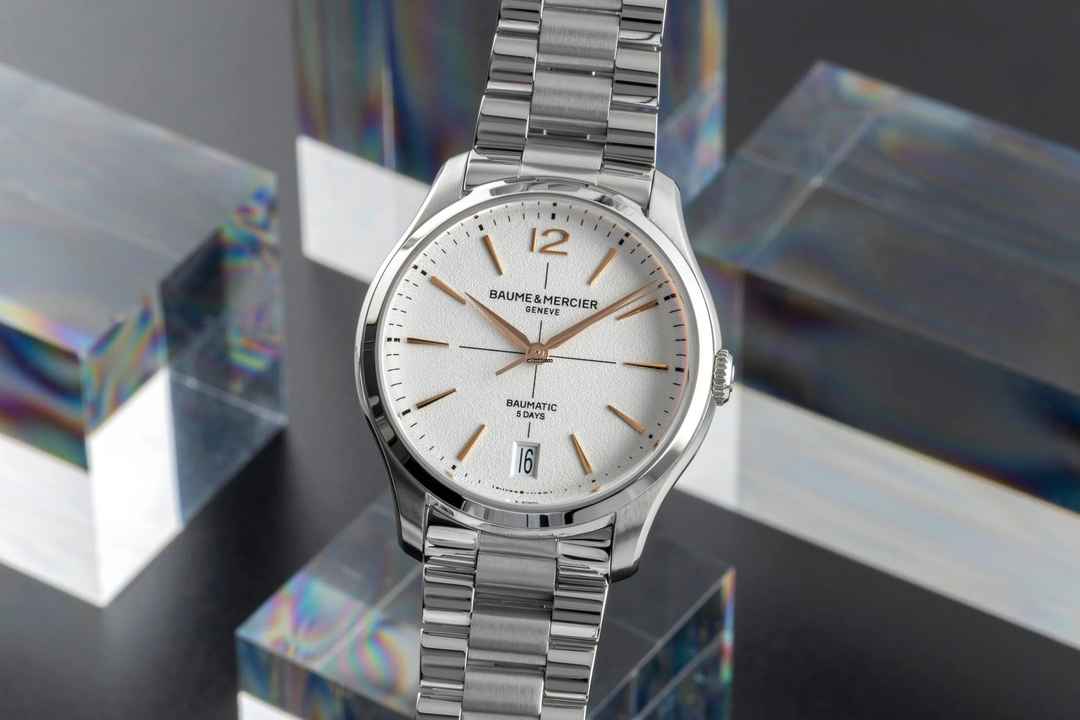  Baume & Mercier Clifton Stahl Automatik Herrenuhr Ref. M0A10793 B&P 2025 