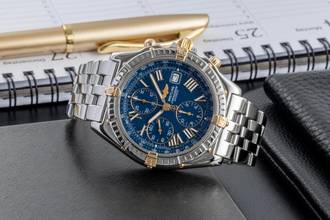 Thumbnail von Breitling Crosswind Chronograph Stahl / Gold Automatik Herrenuhr B13055 B&P 1999