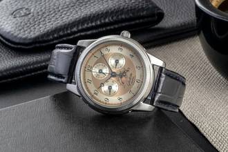 Thumbnail von Glashütte Original 1845 Stahl Handaufzug Herrenuhr Ref. 1-49-01-03-01-04 B&P 1998