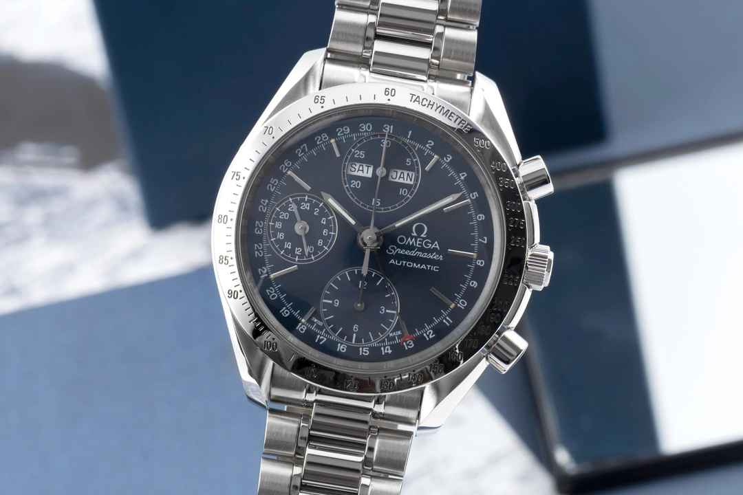  Omega Speedmaster Day Date Chronograph Stahl Automatik Herrenuhr Ref. 3521.80.00 