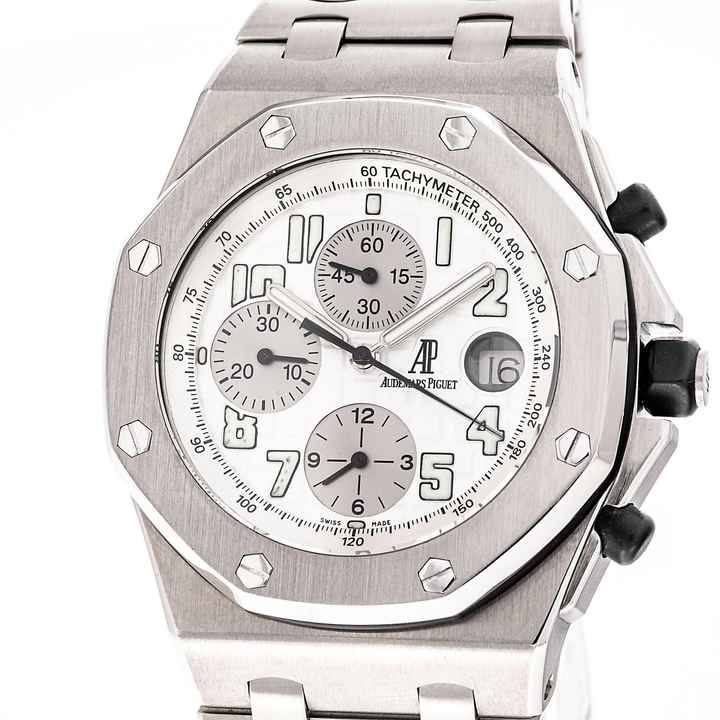  Audemars Piguet Royal Oak Offshore Chronograph 42 – 25721ST.OO.1000ST.07.A – like NEW – 2000 Full Set 
