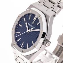 Thumbnail von Audemars Piguet Royal Oak Steel 41 Blue – 15500ST.OO.1220ST.01 – like NEW – 2021 Full Set