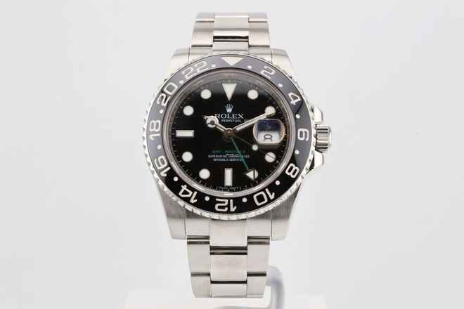  Rolex GMT-Master II Black - 40MM Box+Papers 116710LN 2008 