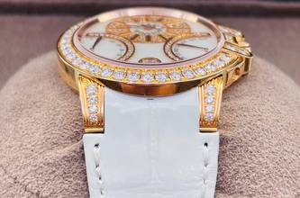 Thumbnail von Harry Winston Ocean Lady Biretrograde 36mm 400/uabi36R WITH BOX TOP CONDITION Rosegold 18KT. FACTORY Diamonds Set