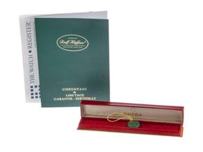 Thumbnail von Omega Genève Ladymatic Ref.2978SC3 1958 Box sehr gut Vintage Geneve Ladymatic Automatik 18kt Gelbgold