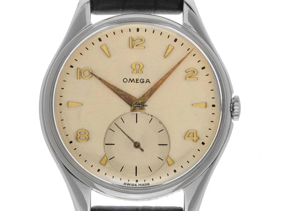 Omega Classic Jumbo Ref.2505-26 1947 original Box sehr gut Vintage Classic Jumbo