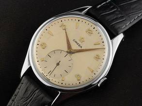 Thumbnail von Omega Classic Jumbo Ref.2505-26 1947 original Box sehr gut Vintage Classic Jumbo