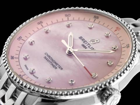  Breitling Navitimer Ref.A77320D91K1A1 2026 Full Set Ungetragen Navitimer Diamanten Perlmutt 