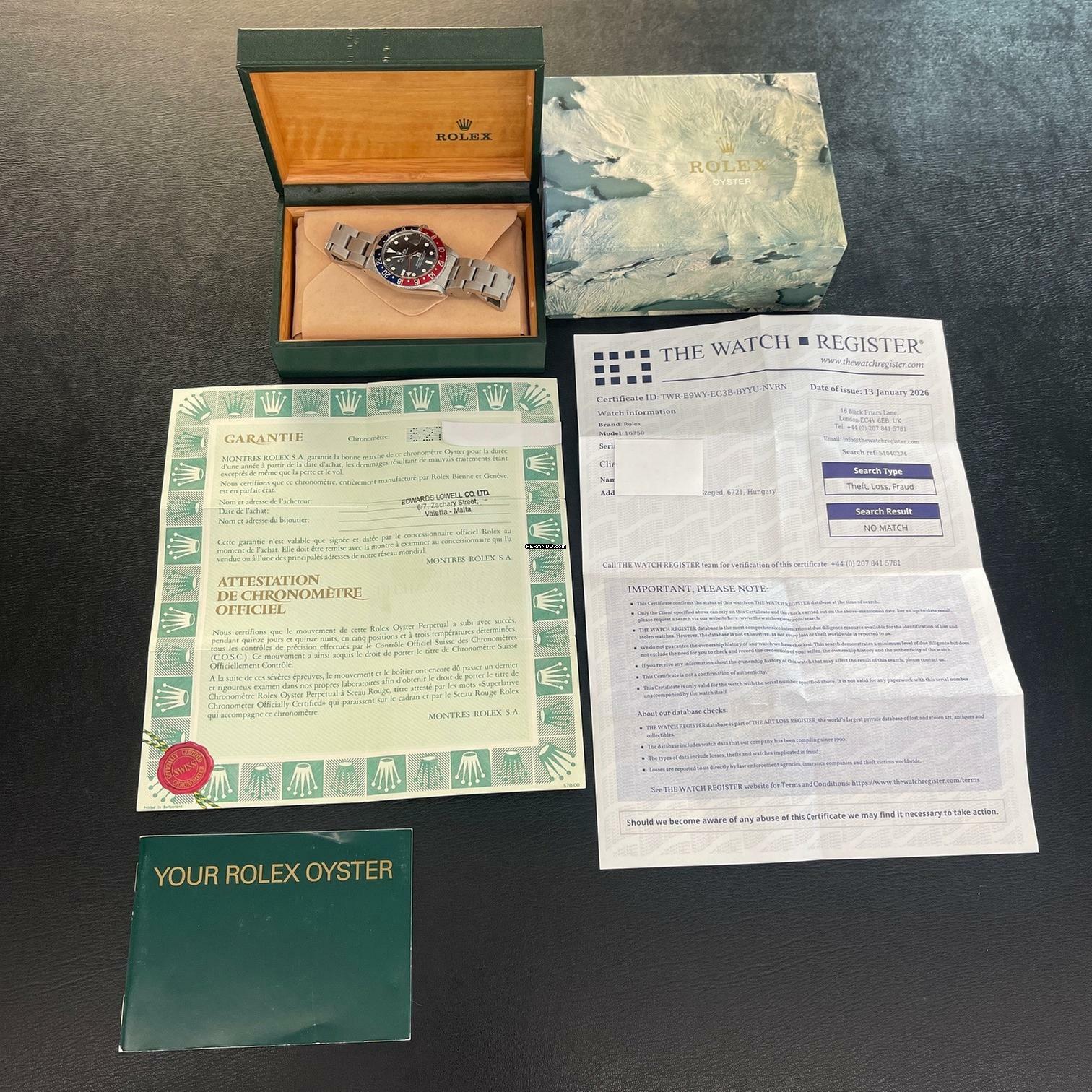 Thumbnail von Rolex GMT-Master Pepsi Fullset