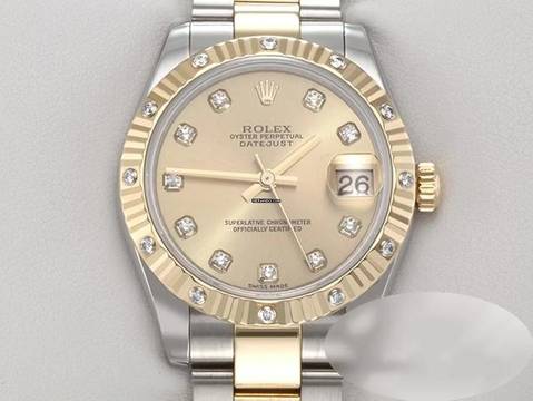  Rolex Datejust 31 31mm 178313 Stahl Gelbgold 750 Diamanten Automatik Stainless Steel 18kt Yellow Gold Oyster-band Chronometer 
