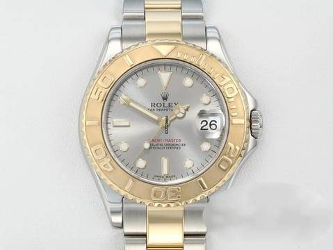  Rolex Yacht-Master Medium 35mm 168623 2003 Stahl Gelbgold 750 Automatik Stainless Steel 18kt Yellow Gold Lady Oyster-band Chronometer 