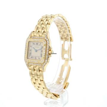  Cartier Panthère PM Yellow Gold Factory Diamonds 