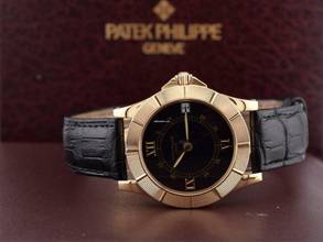 Thumbnail von Patek Philippe Neptune 5081j-001 Yellow Gold Neptune - Very Rare Full Set