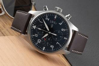 Thumbnail von IWC Fliegeruhr Chronograph Pilot Fliegeruhr Chronograph Automatik Herrenuhr Ref. IW377701