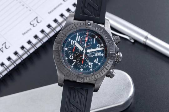  Breitling Super Avenger Black Steel Limited Chronograph Ref. M13370 