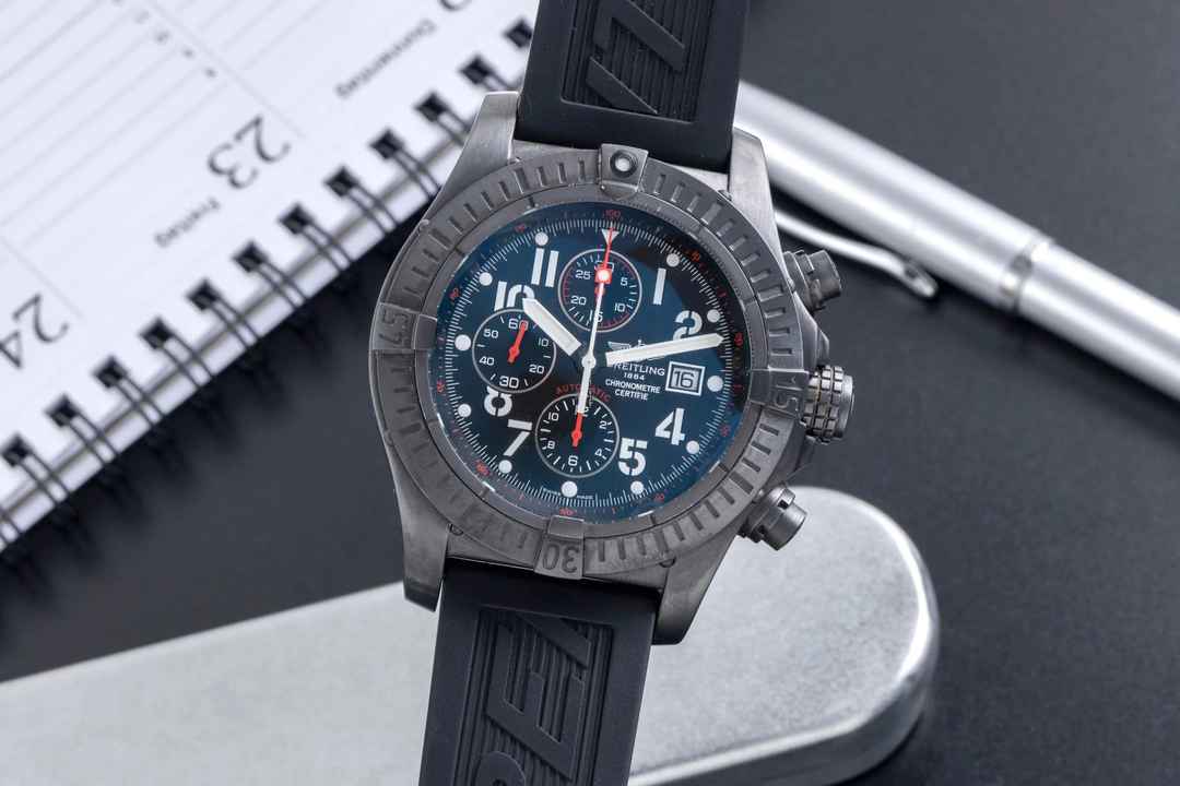  Breitling Super Avenger Black Steel Limited Chronograph Ref. M13370 