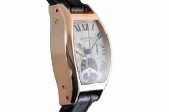 Thumbnail von Cartier Tortue Tourbillon Monodrücker Chronograph XL 18k W1548151