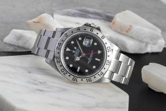 Thumbnail von Rolex Explorer II Black Dial Edelstahl Automatik Herrenuhr Ref. 16570 B&P 2002