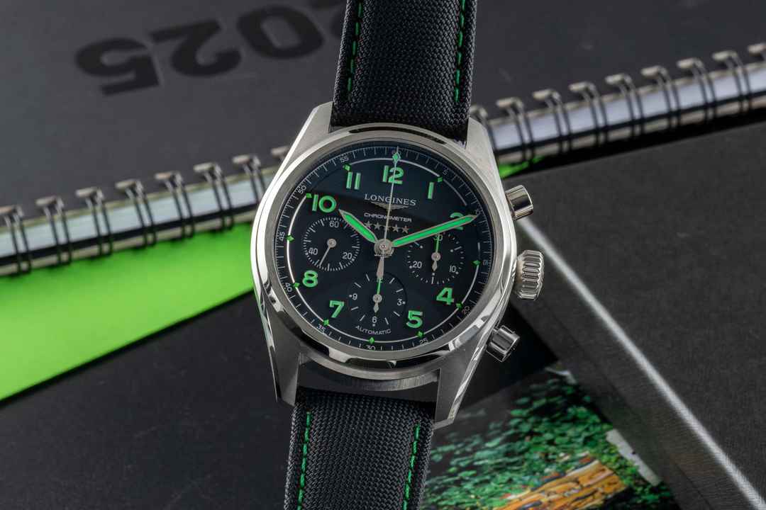  Longines Spirit Chronograph Titan Automatik Herrenuhr Ref L3.829.1.53.2 B&P 2025 