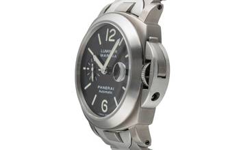 Thumbnail von Panerai Luminor Marina Automatic Stahl / Titan Automatik Herrenuhr Ref. PAM00221