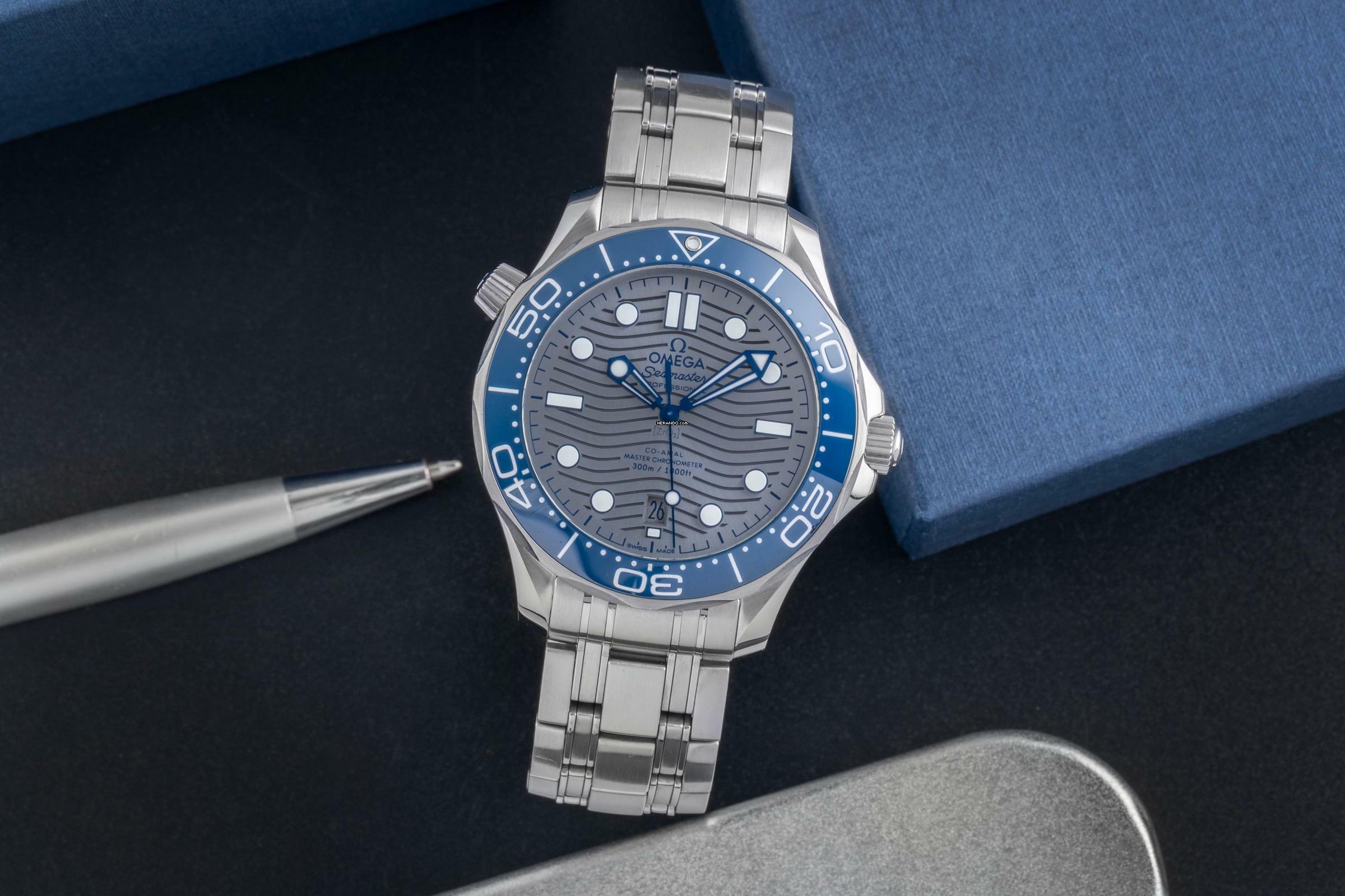 Omega Seamaster Diver 300 M Co-Axial Automatik 210.30.42.20.06.001 B&P