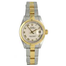Thumbnail von Rolex Lady-Datejust Gold/steel Pyramid dial 26mm Ref. 69163