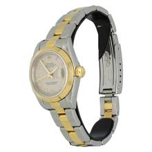 Thumbnail von Rolex Lady-Datejust Gold/steel Pyramid dial 26mm Ref. 69163