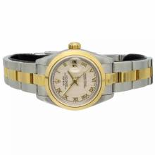 Thumbnail von Rolex Lady-Datejust Gold/steel Pyramid dial 26mm Ref. 69163