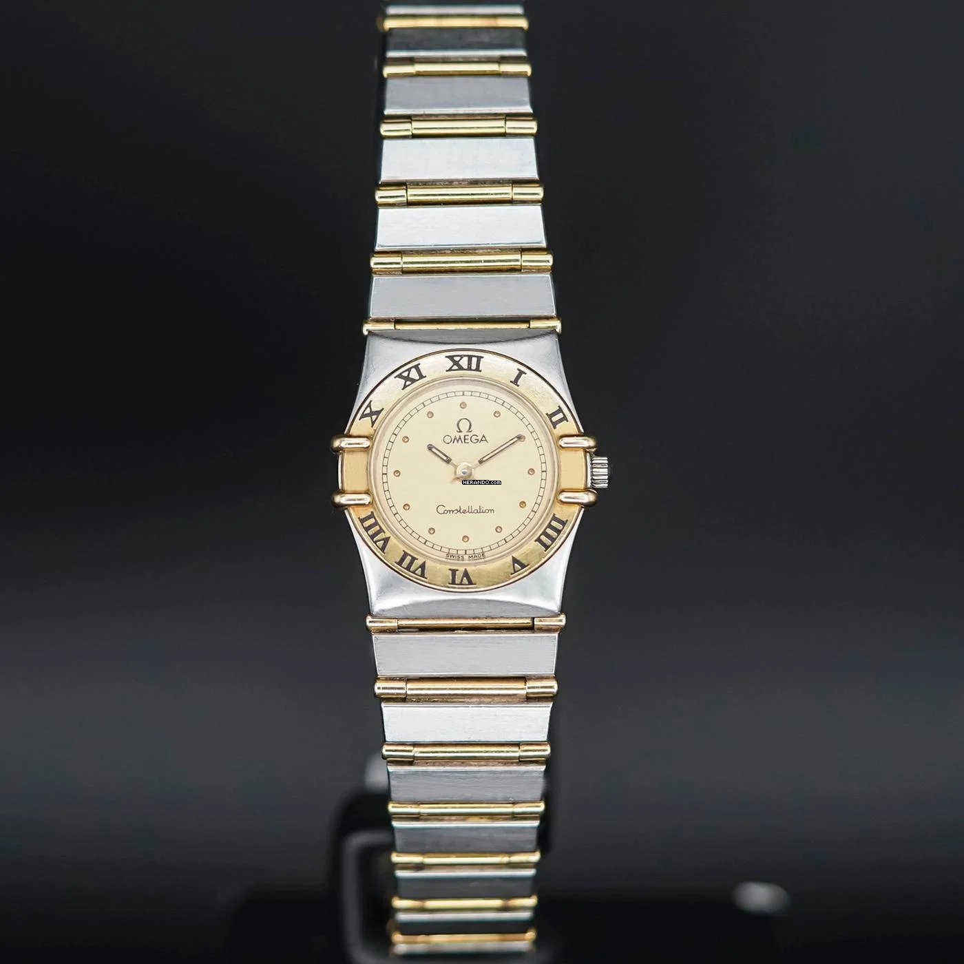  Omega Constellation Stahl/Gold Fullset 1990 