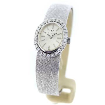  Omega Classic Vintage White Gold 18 karaat Briljant 