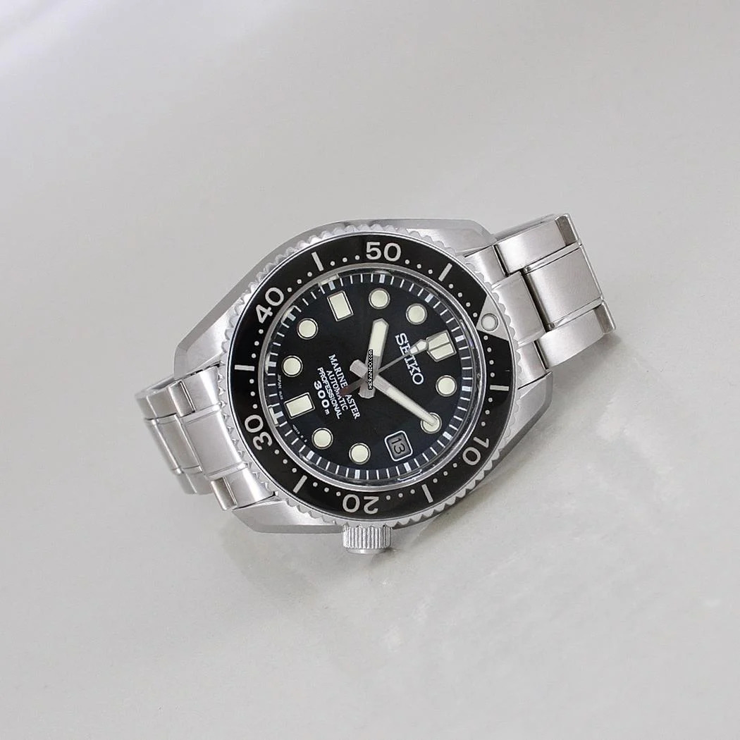 Seiko Marinemaster Automatik Ø 44 mm Full Set 2 Armbänder 