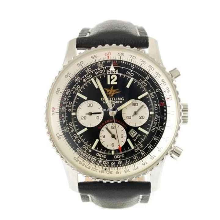  Breitling Navitimer Chronograph Edelstahl A41322 50th Anniversary Revision 