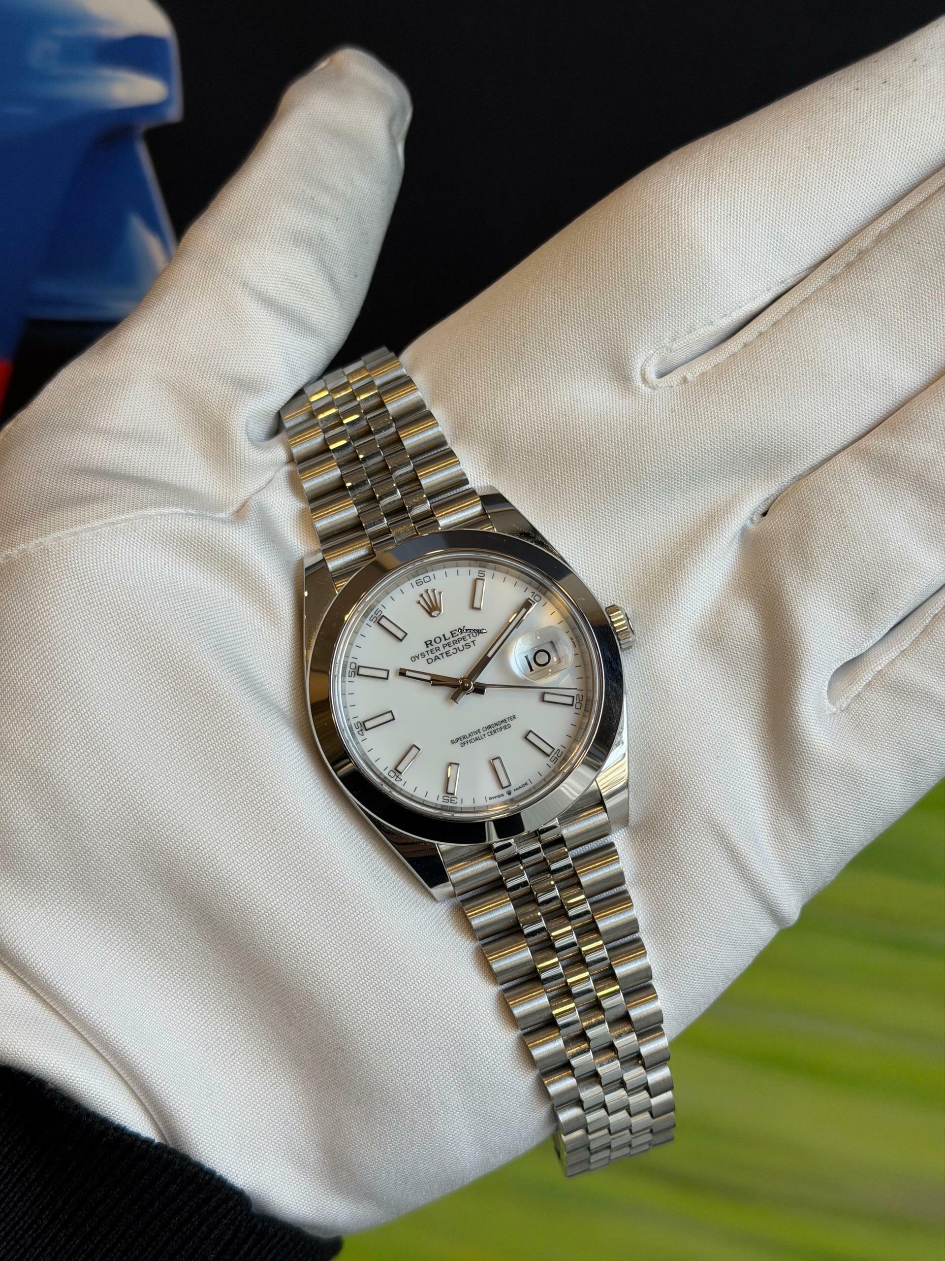 Rolex Datejust 41 Jubilee - White - like New - Fullset - 02/2023