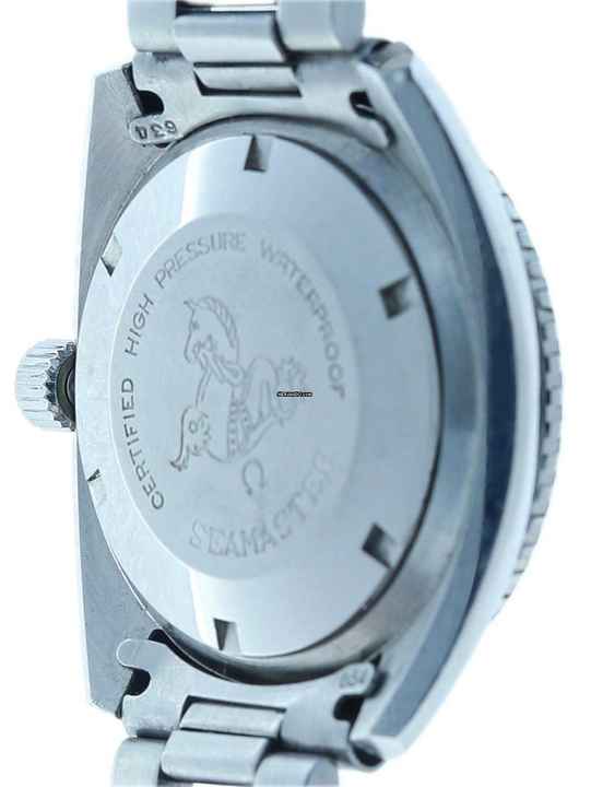  Omega Deep Blue Steel 166.073 1960s 